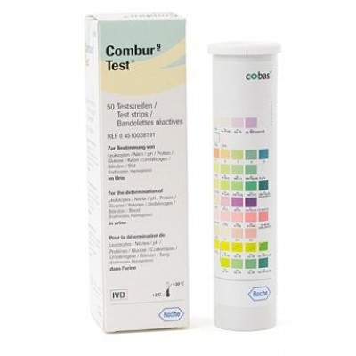 Combur-9 urinetest, ( 50 strips )
