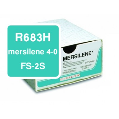 Ethicon polyester R683H mersilene 4-0, FS-2S, DS-18,5 per 36