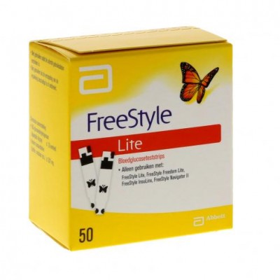 Abbott FreeStyle LITE sensoren, 50 strips