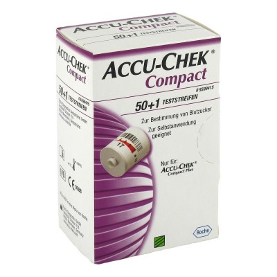 Accu-Chek Compact Glucose, 17 x 3 strips