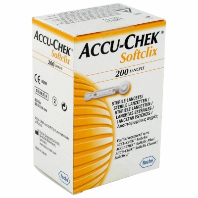 Accu-Chek Softclix II Lancetten, ( 200 stuks )
