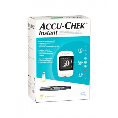 AIOS Accu-Check Instant Glucosemeter (startpakket, inclusief 50 strips )