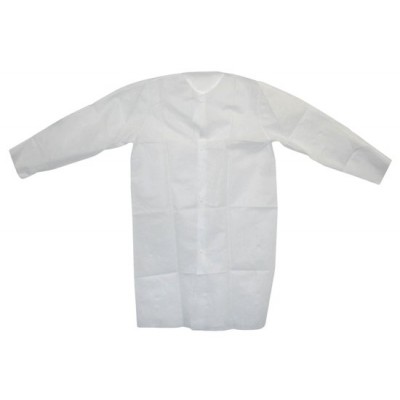 Bezoekersjas non woven, wit