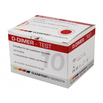 Cleartest D-dimeer, per 10 stuks