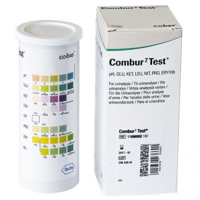 Combur 7 urinetest, ( 100 strips )