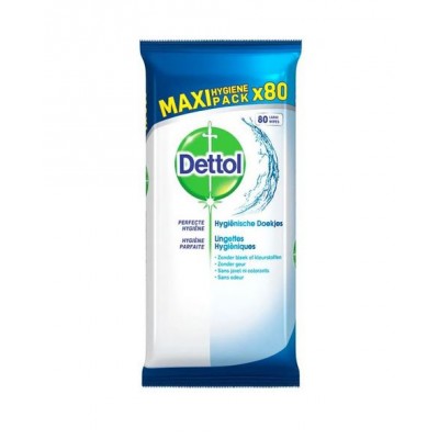 Dettol hygienische doekjes, pak a 80 doekjes