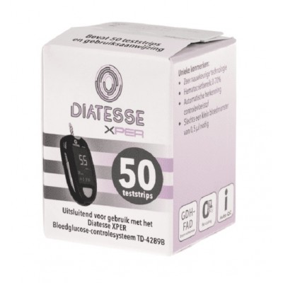 Diatesse Xper teststrips, per 50