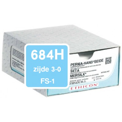 Ethicon 684H / EH7345H zijde 3-0, FS-1, DS-24,5 per 36