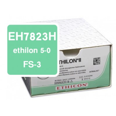 Ethilon EH7823H / EH1628H 5-0, FS-3, DS-16 per 36