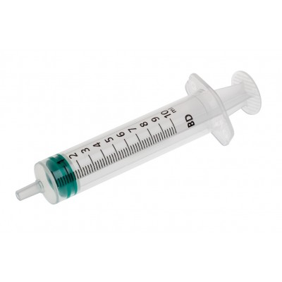 Injectiespuit 3-delig 10cc ( 100 stuks )