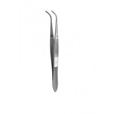 Irispincet chirurgisch, gebogen, 11 cm