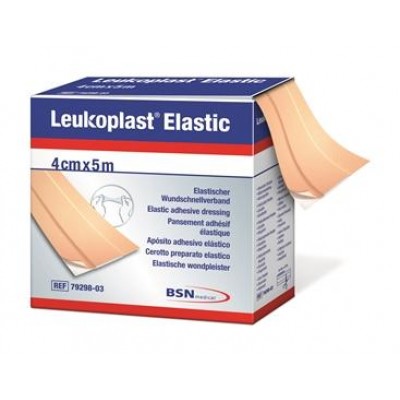 Leukoplast Elastic 5m x 4cm, per rol