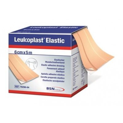  Leukoplast Elastic 5m x 6cm, per rol