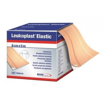 Leukoplast Elastic 5m x 8cm, per rol