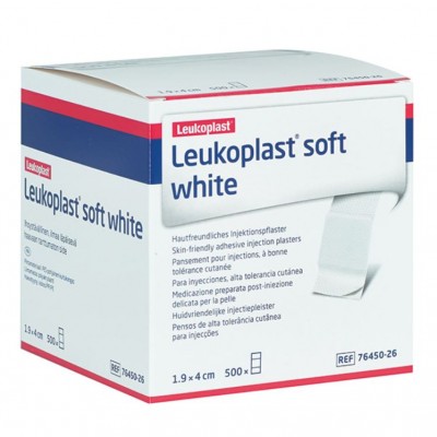 Leukoplast Soft injectiepleister 1.9 x 4cm, doos a 500 stuks