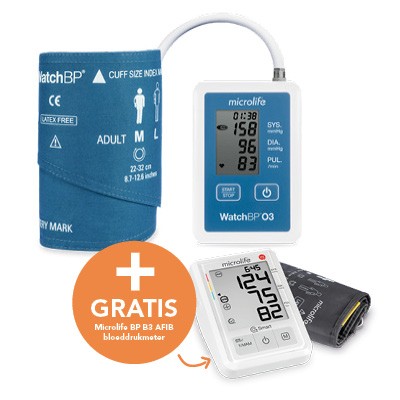 Microlife WatchBP 03 AFIB ABPM 24-uurs bloeddrukmeter