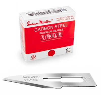 Swann Morton scalpel steriel no. 11 ( 100 stuks )