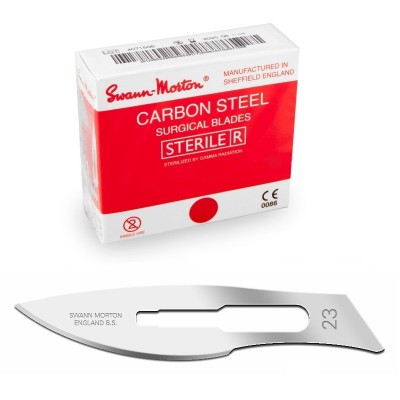 Swann Morton scalpel steriel no. 23 ( 100 stuks )